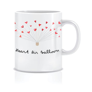 Heart Air Balloon Mug